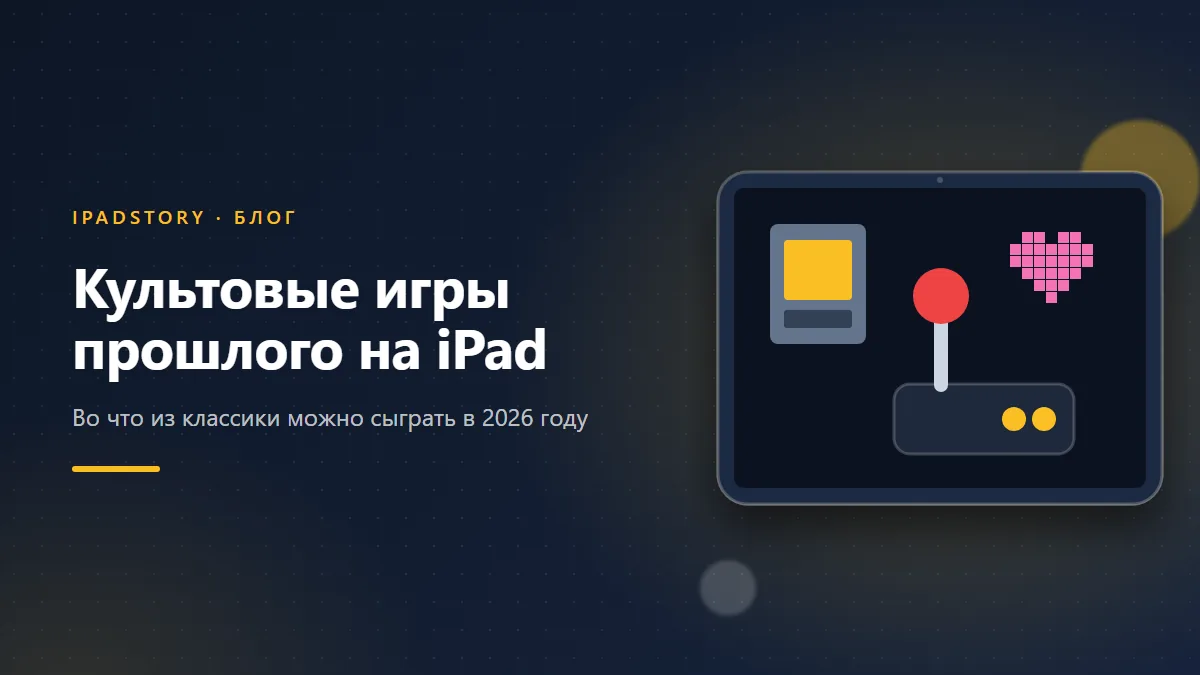 Культовые игры прошлого на iPad: классика ПК, консолей и раннего App Store