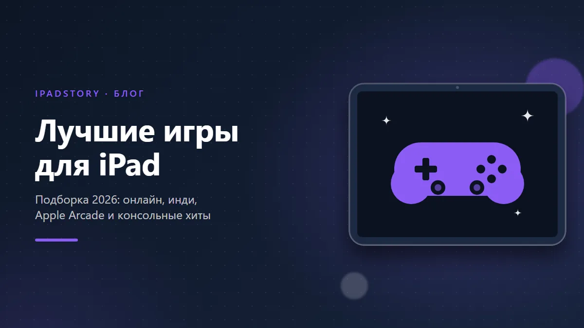 Лучшие игры для iPad 2026: онлайн, инди, Apple Arcade и консольные хиты