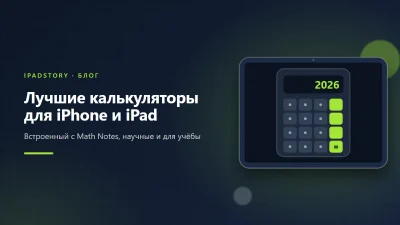 Лучшие калькуляторы для iPhone и iPad: встроенный, научные и для учёбы