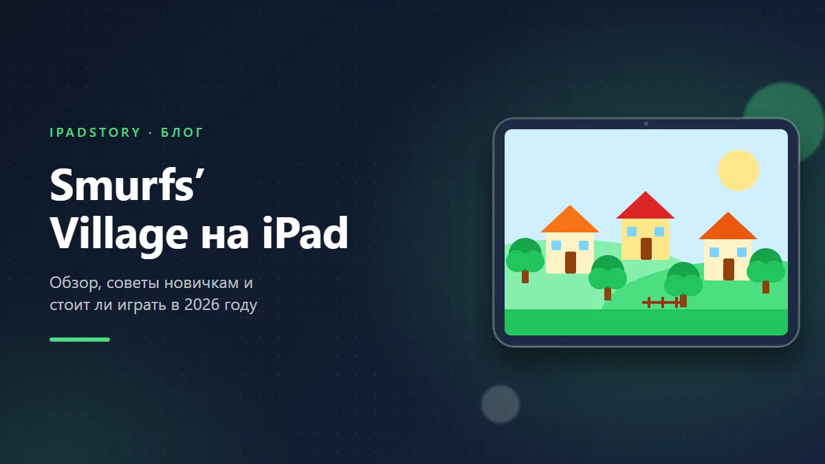 Smurfs’ Village на iPad: обзор, гайд для новичков, донат и родительский контроль